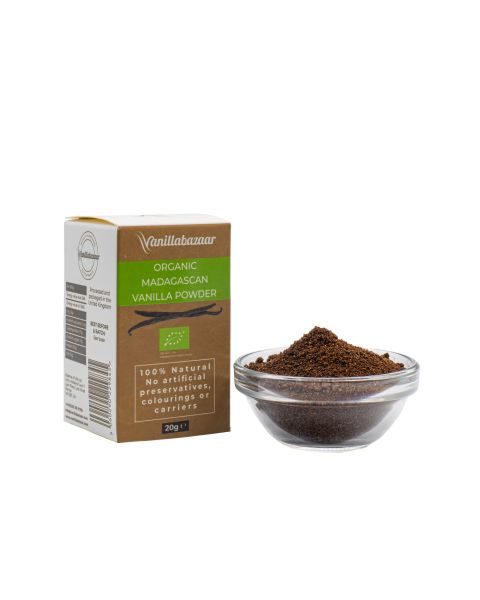 20g Premium Organic Madagascan Vanilla Powder