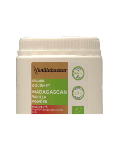 500g Gourmet Organic Madagascan Vanilla Powder Jar 