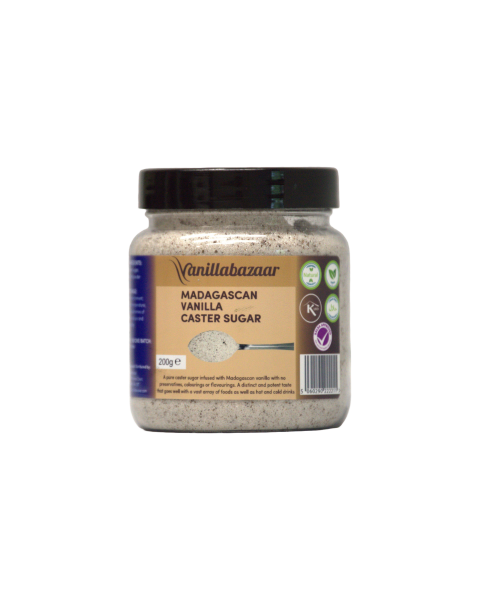200g Madagascan Vanilla Infused Caster Sugar