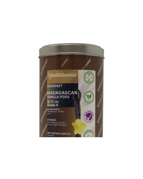 250g Gourmet Madagascan Vanilla Pod Tin