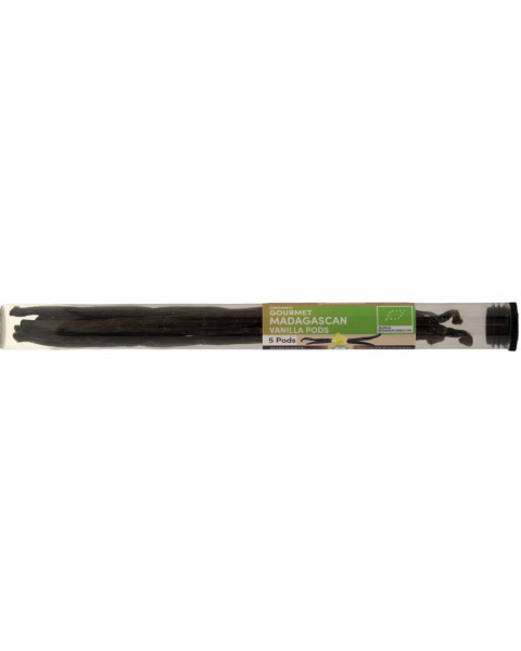 5 Gourmet Organic Madagascan Vanilla Pods
